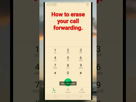 How to erase your call forwarding.