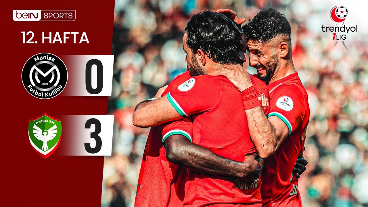 Manisa FK 0-3 Amed Sportif Faaliyetler | 12. Hafta Maç Özeti | Trendyol 1. Lig 2025/26