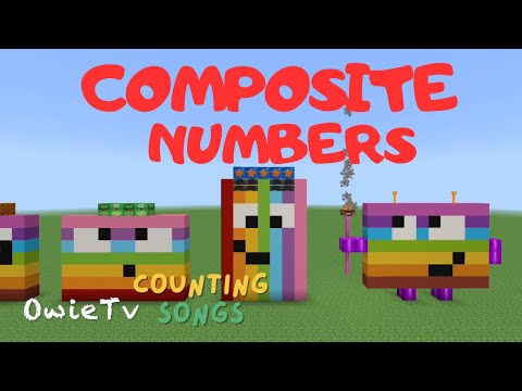 Composite Numbers Song | Minecraft Number Blocks Counting Songs | Math and Number Songs for Kids