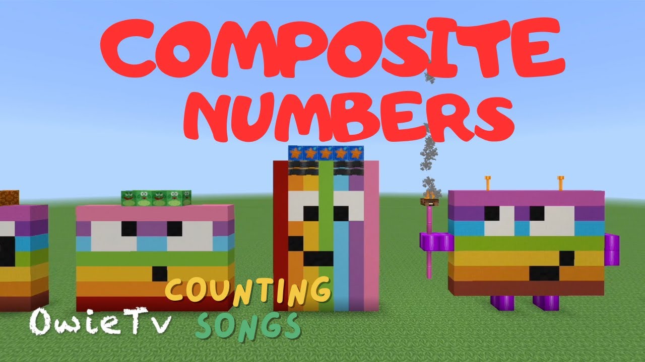 Fun Minecraft Song About Composite Numbers for Kids 🎶 | Math & Number Learning