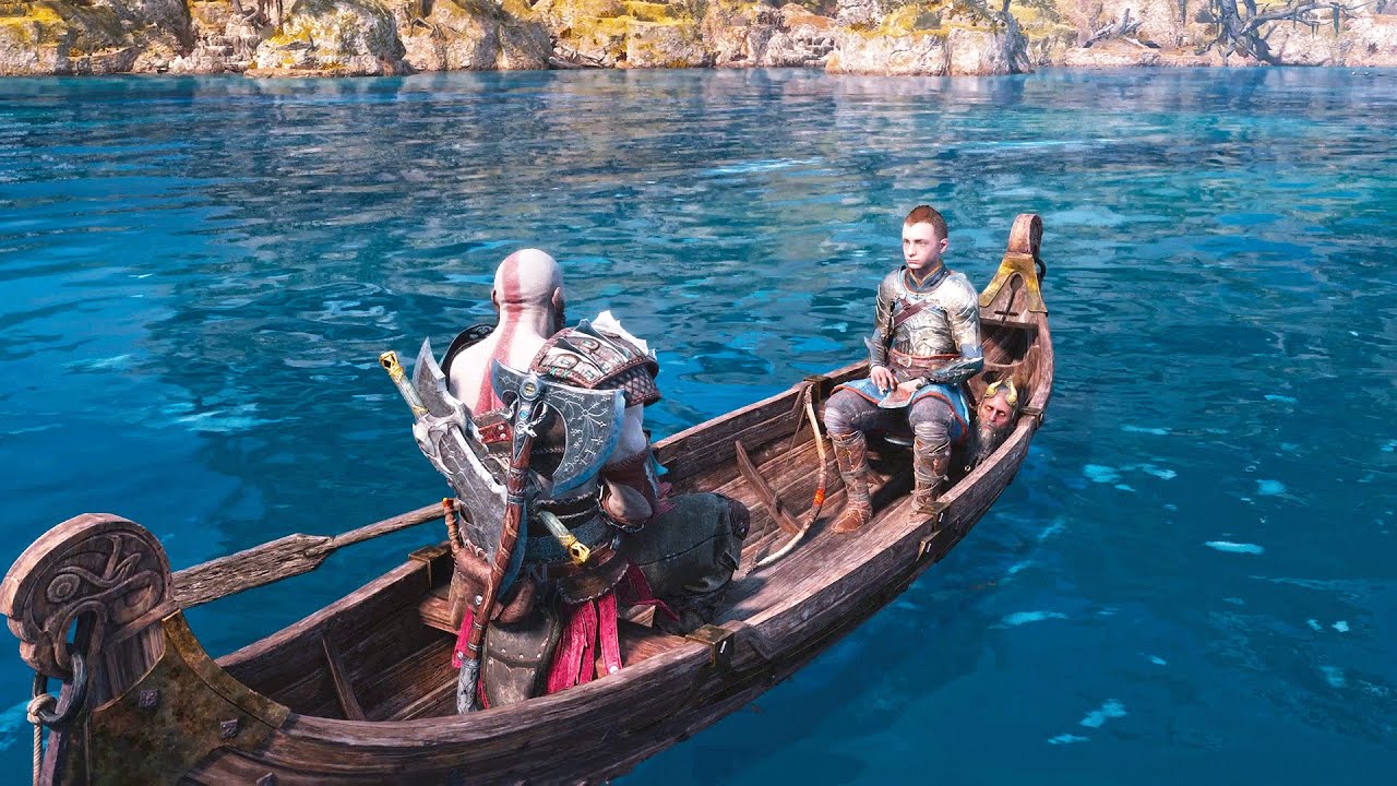 God of War Ragnarok - All Boat Stories and Lore with Kratos, Atreus and Mimir