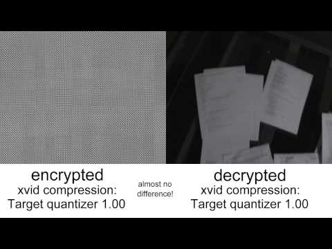 visual cryptography - how to encrypt videos / decrypt with Centertracker deluxe