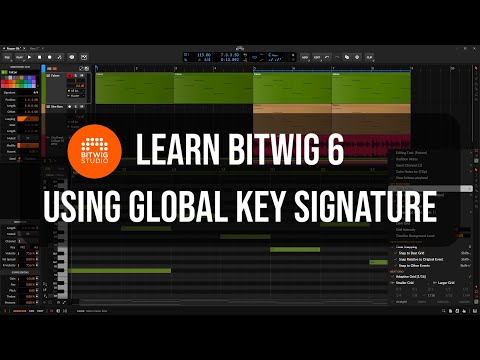 Learn Bitwig 6 | Using Global Key Signature & Scale Lock