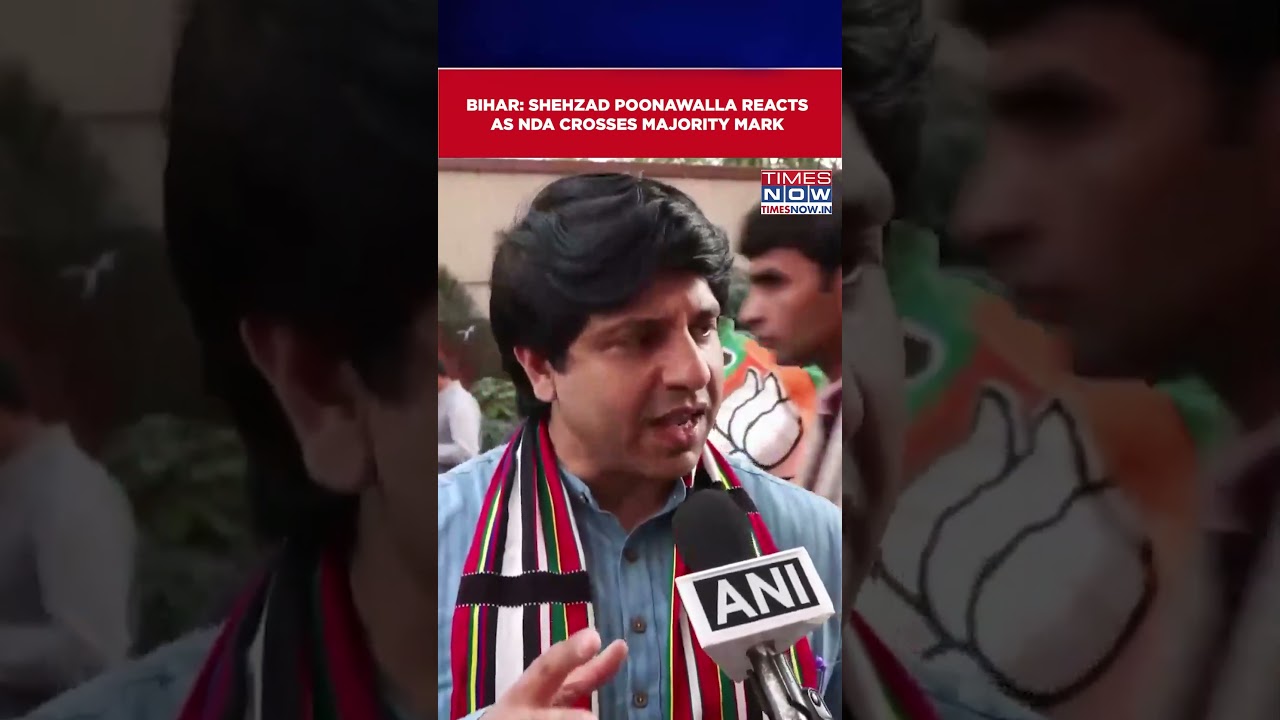 Bihar Election: NDA Surpasses Majority, Shehzad Poonawalla Comments