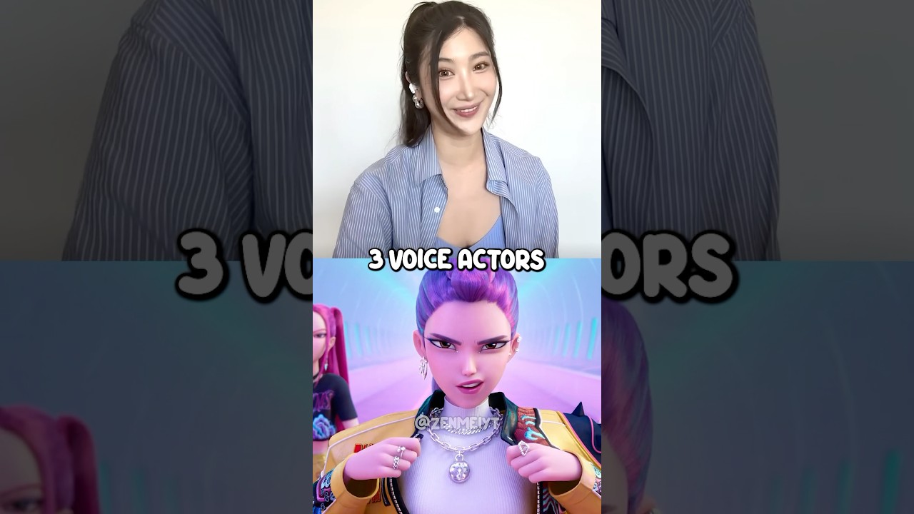 Rumi's 3 Voice Actors in Kpop Demon Hunters 🎤