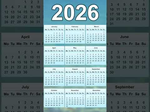2026 Calendar