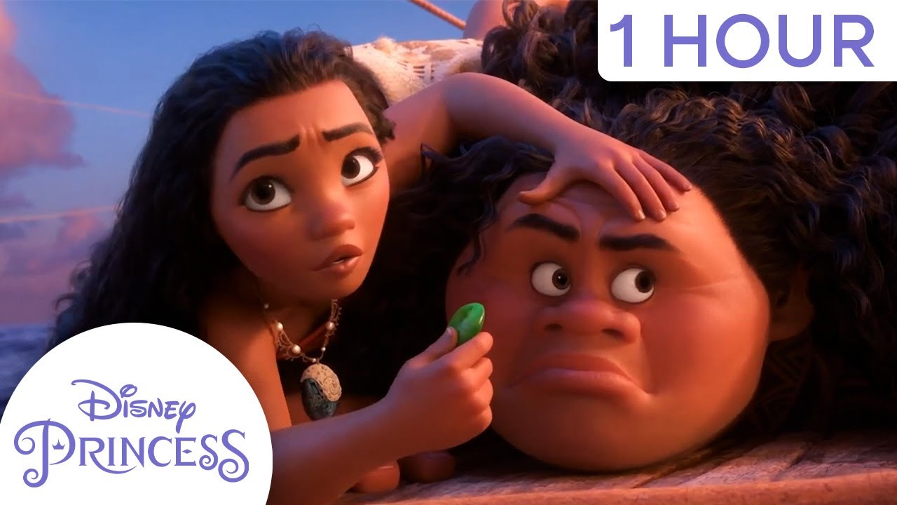 Moana & Maui's Wild Adventures | 1-Hour Disney Compilation