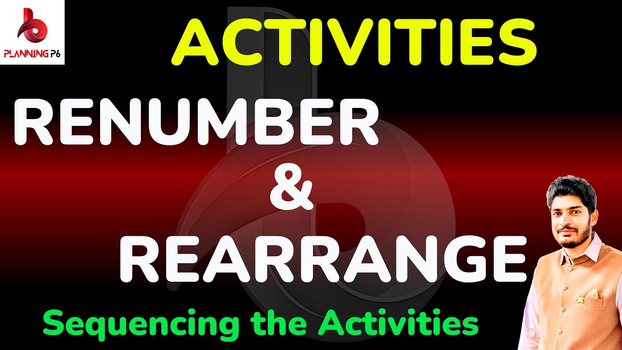 Renumber Activity IDs in Primavera P6 📊