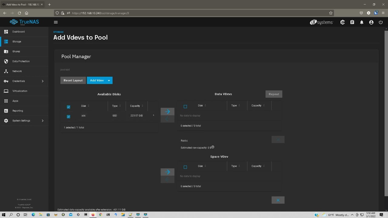 Add Hot Spare Drive to TrueNAS Pool ⚙️