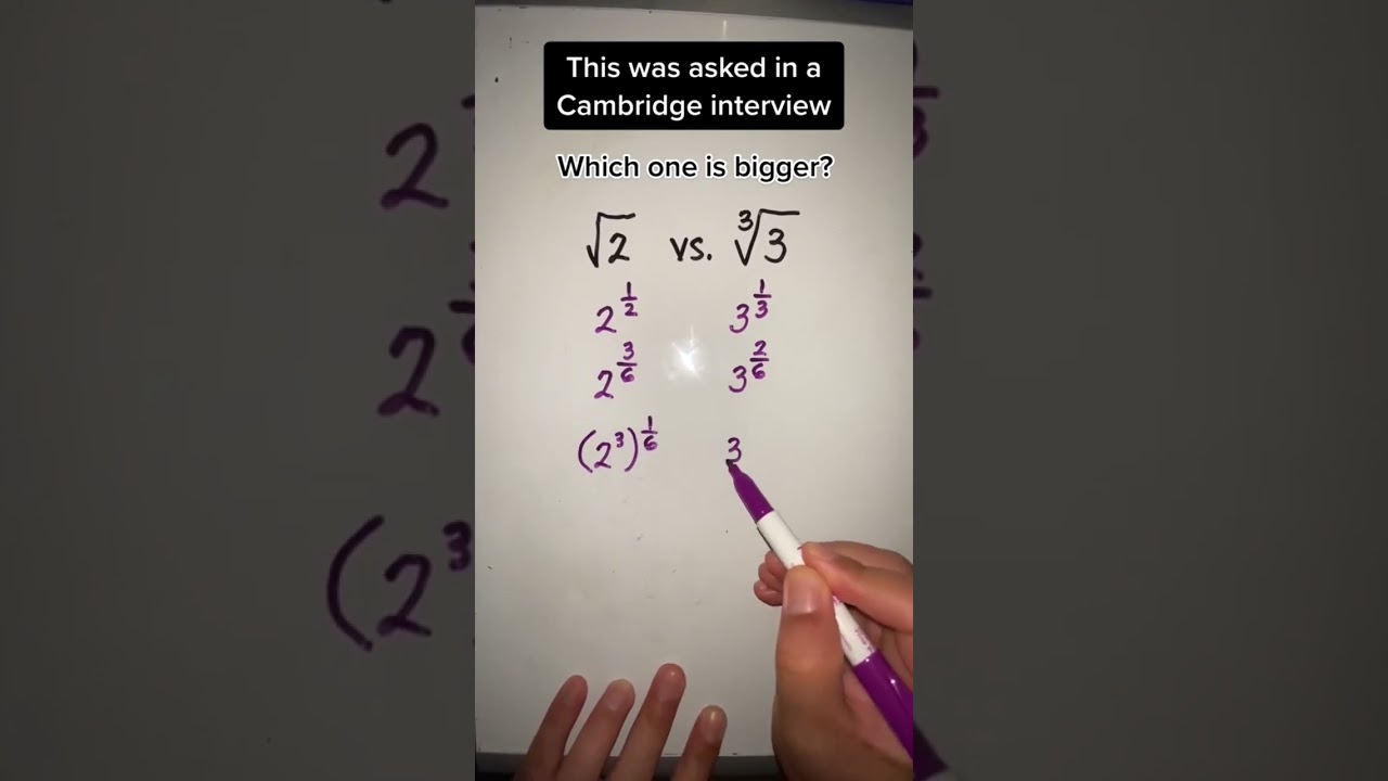 Example Cambridge Math Interview Question & Tips to Prepare ๐