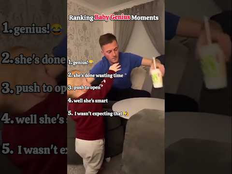 Ranking Baby Genius Moments! #viral #funny