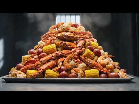 30 Minutes of Satisfying Death Row Meals ASMR AI Visuals & Sounds to Relax & Sleep + Tutorial 🍔