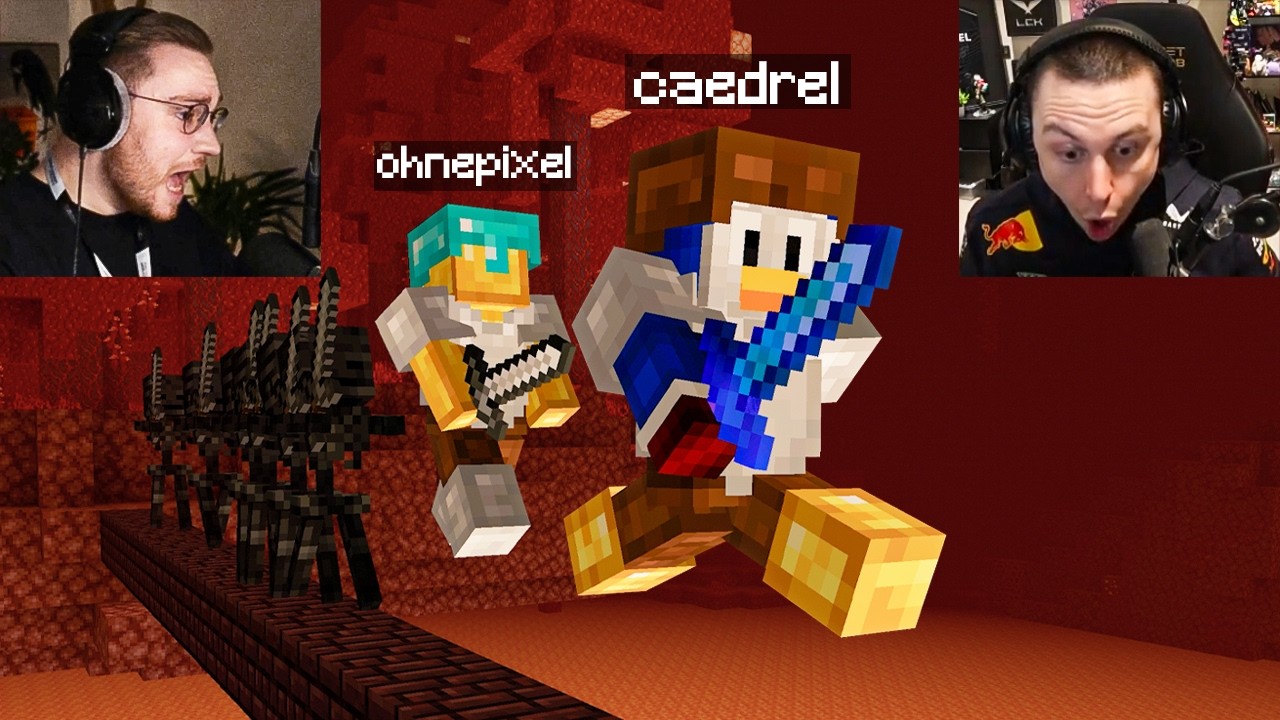 Beating Minecraft Hardcore with Shared Health 😱