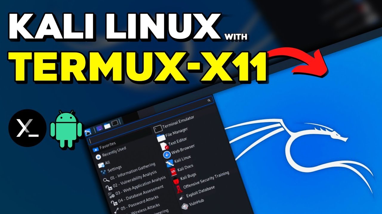 Install Kali Linux on Android Easily with Termux & Termux-X11 🚀