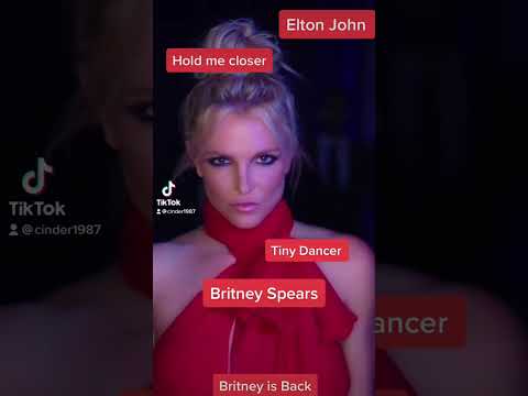 Britney Spears Elton John Tiny Dancer Hold Me Closer Britney’s Back works stage Music collab 2022 #1