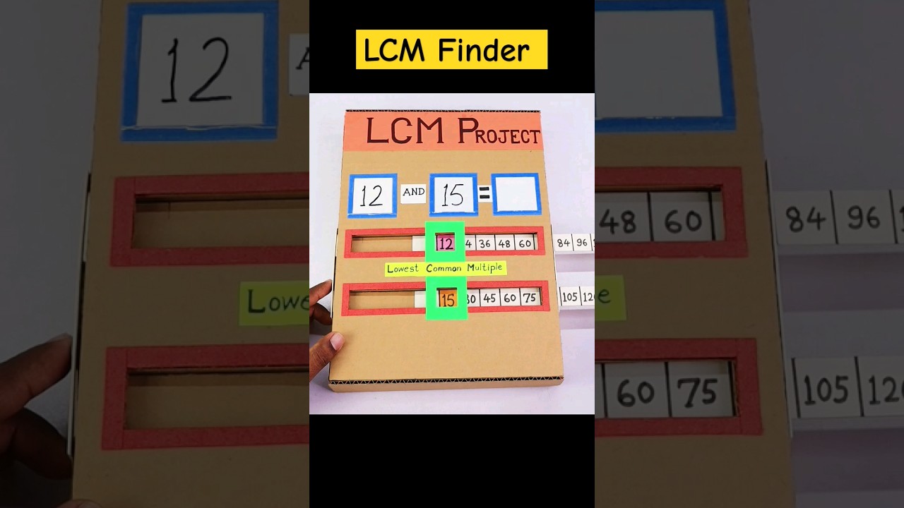 Quick & Easy Method to Find the LCM 📊 | Math Tips & Tricks