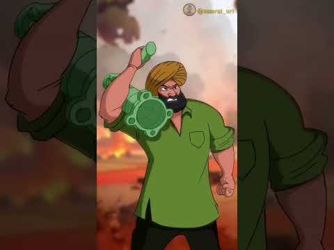 Gadar 2 Ek Prem Katha Spoof | Gadar | funny video 😂 #gadar2 #sunnydeol #shorts #animation #bollywood