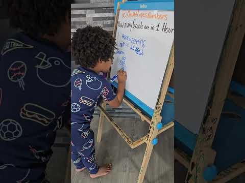 3-Year-Old Math Genius Solves Time Conversion Problem! 🤯 #SmartKid