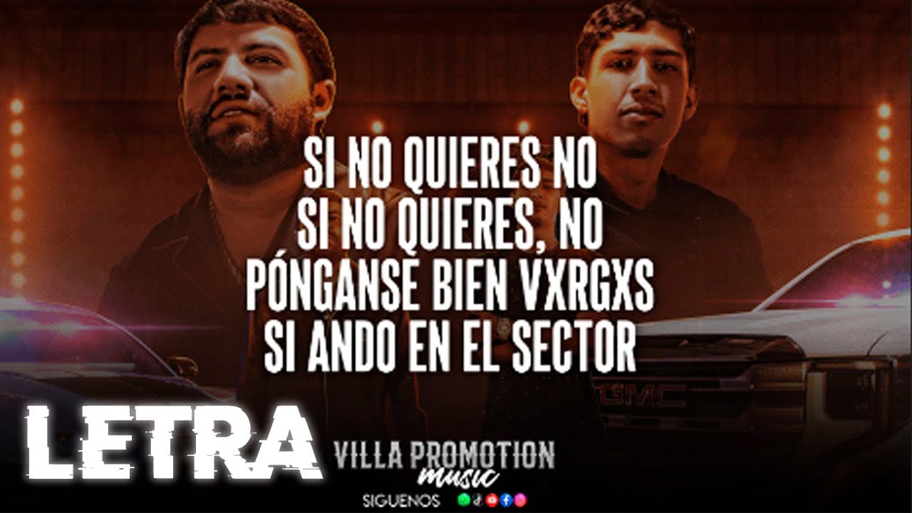 LETRA | Si No Quieres No | Estudio 2024 🎶