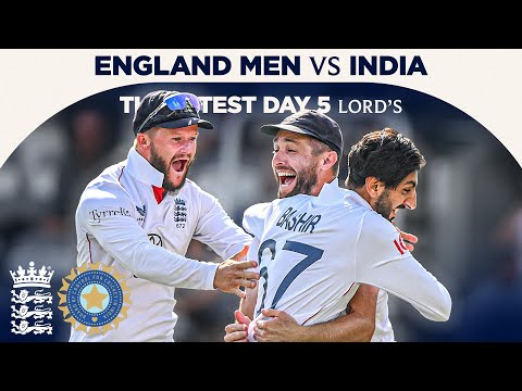 England Claim Thriller By 22-Runs | Highlights - England v India Day 5 | Rothesay Test 2025
