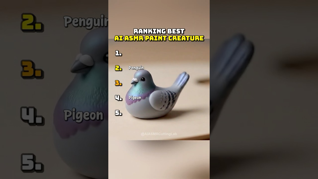 Top AI ASMR Paint Creatures π¨