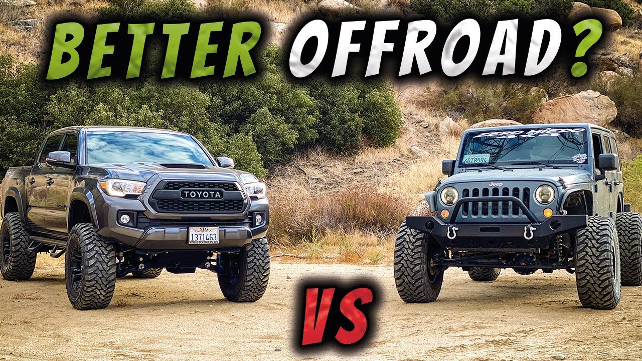 Tacoma vs Jeep Wrangler Off-Road Showdown 🚙