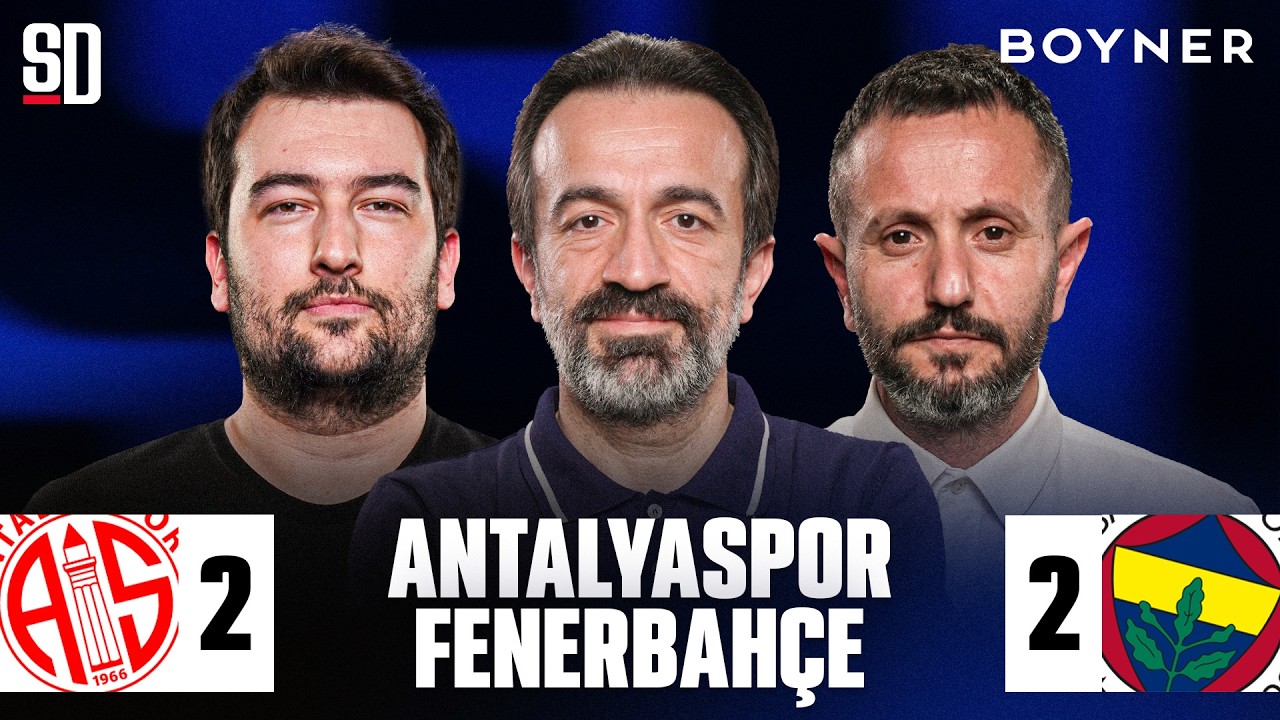 “KÜME HATTINA 4 PUAN” | Antalyaspor 2-2 Fenerbahçe, Cherif, Asensio, Guendouizi, Ederson