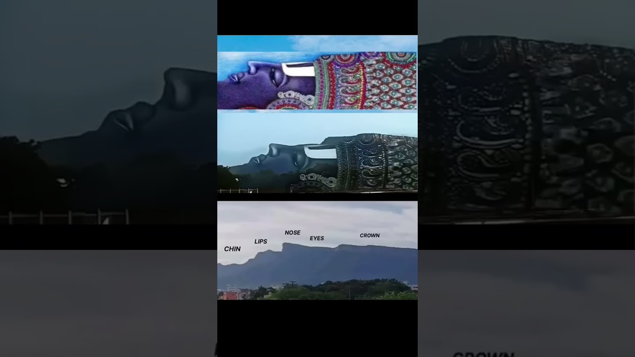 Marvel at Lord Venkateshwara's Face Hidden on Tirumala Hills! 🌄