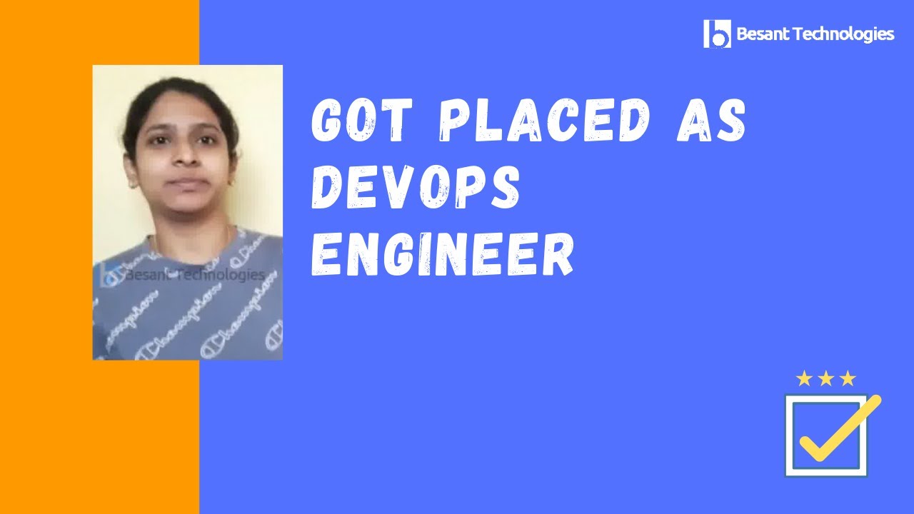 Niramala Secures DevOps Engineer Role with Besant Tech 🚀