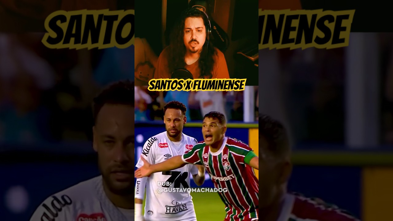 Santos vs Fluminense | Dublado | Brasileirão Highlights ⚽