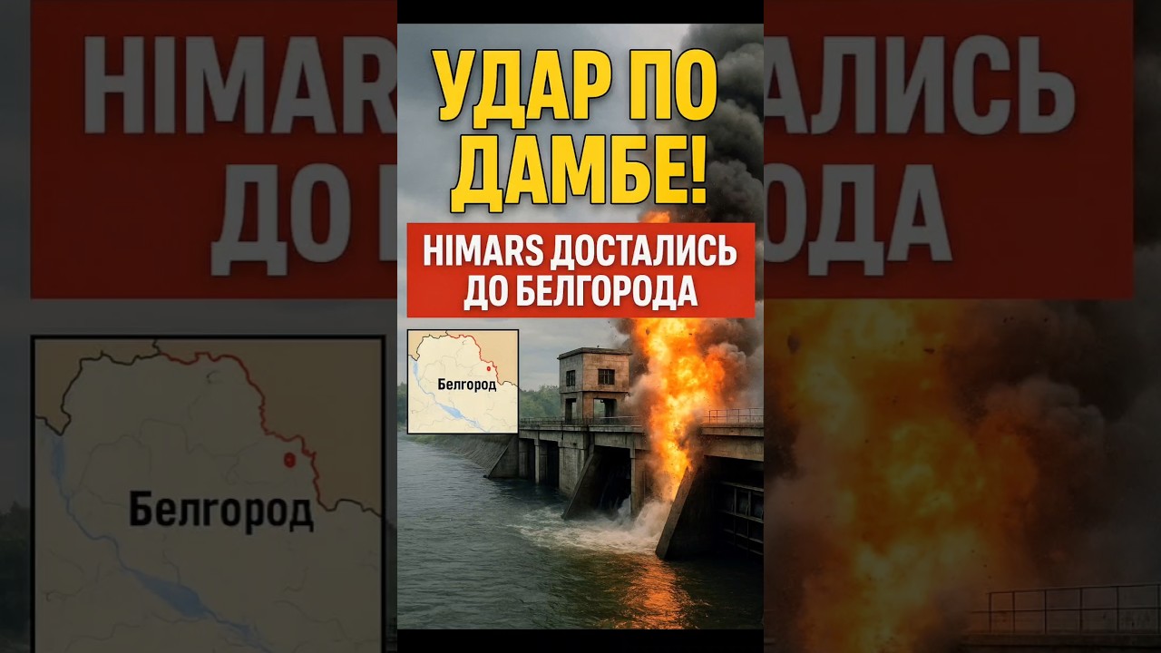 🚨 Взрыв на дамбе Белгорода: HIMARS нанесли удар по водохранилищу