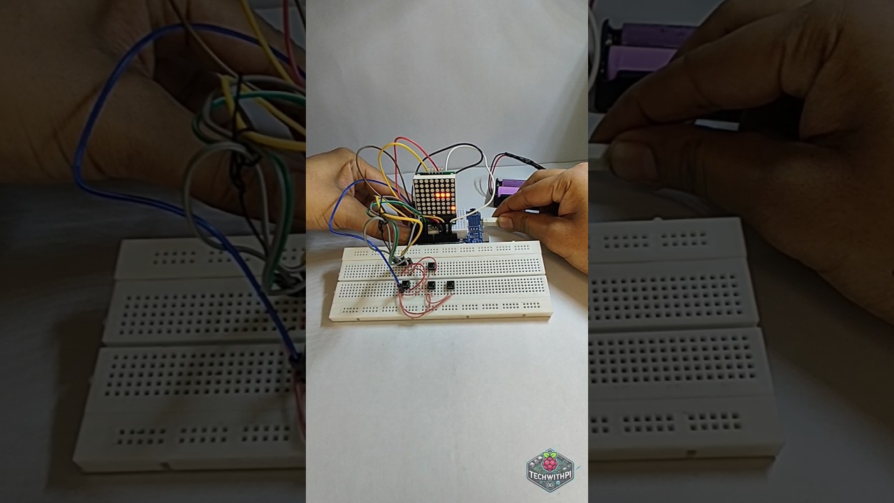 8x8 LED Matrix Snake Game with Arduino ๐
