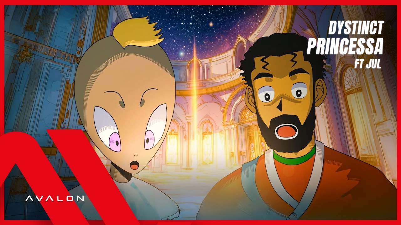 🎶 DYSTINCT - Princessa ft. Jul | Official Animated Music Video