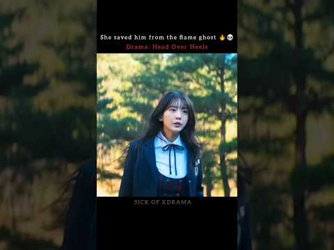 the flame ghost is chasing him🔥💀 | head over heels kdrama #headoverheels #kdrama #shorts