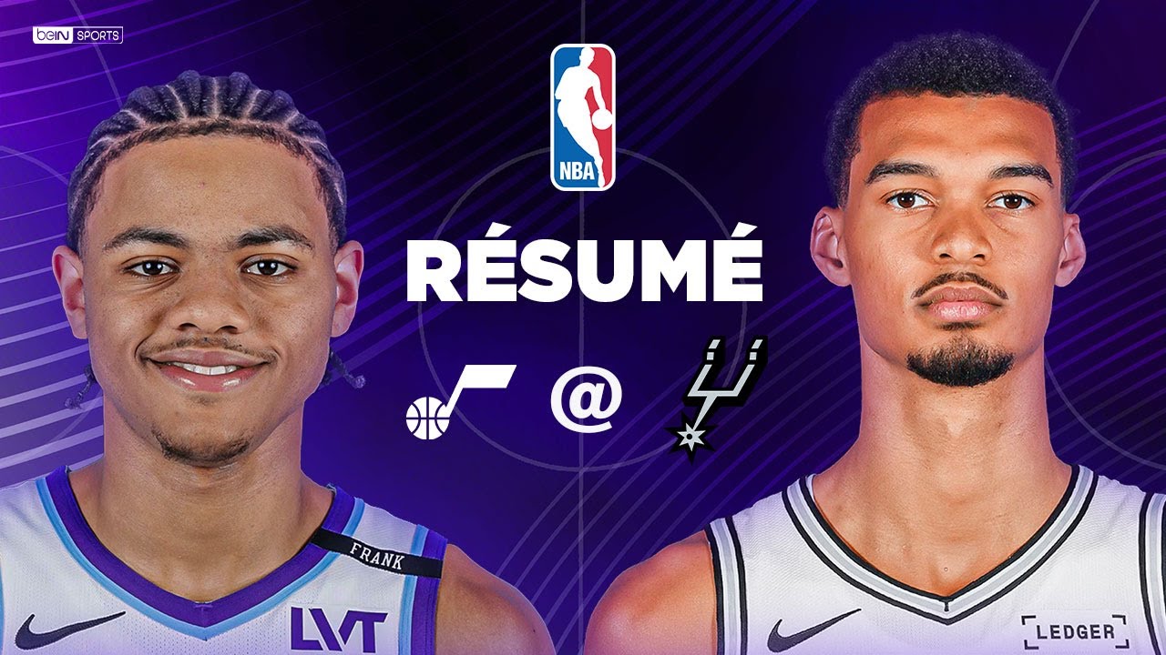 Résumé : JAZZ @ SPURS, WEMBY en mode ALL-STAR, Keyonte George en FEU ! - MLK Day