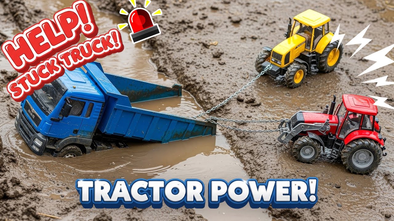 Stuck Truck Rescue & Nursery Rhymes 🚜