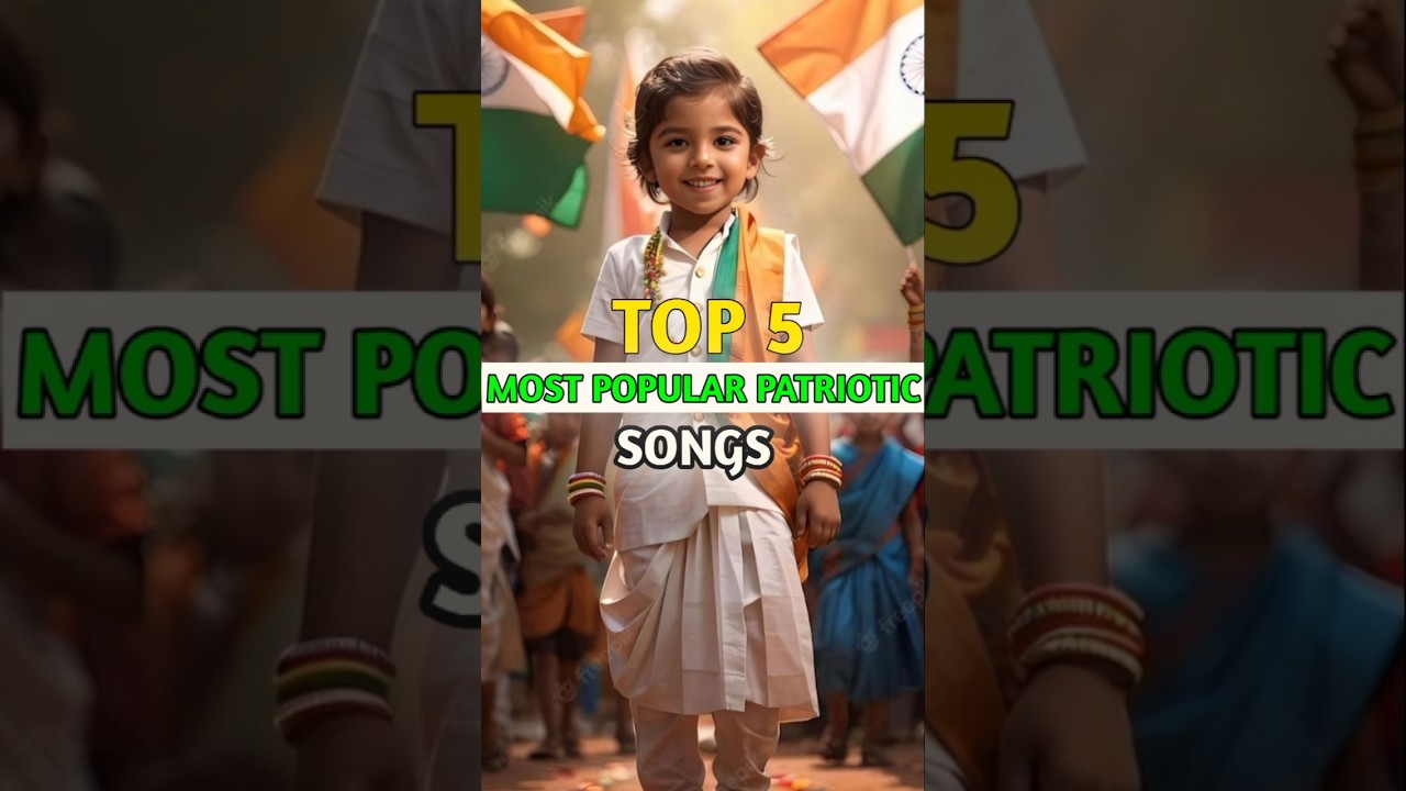 Top 5 Patriotic Songs for 15 August 🇮🇳 ll Vande mataram #trendingnow #shorts