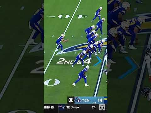 chargers winning drive vs titans