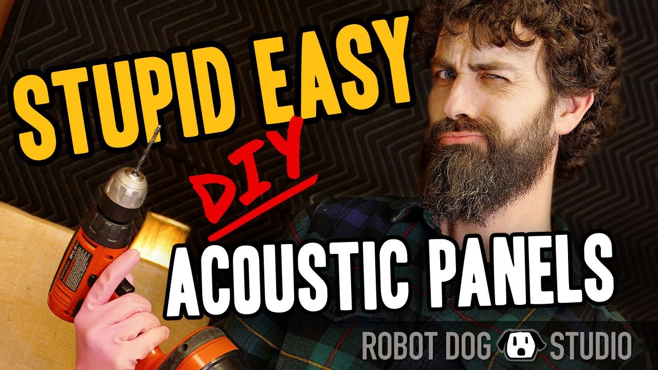 Cheap Easy DIY Acoustic Panels Build Guide Home Recording Studio Audio Theater Gaming Church Walls