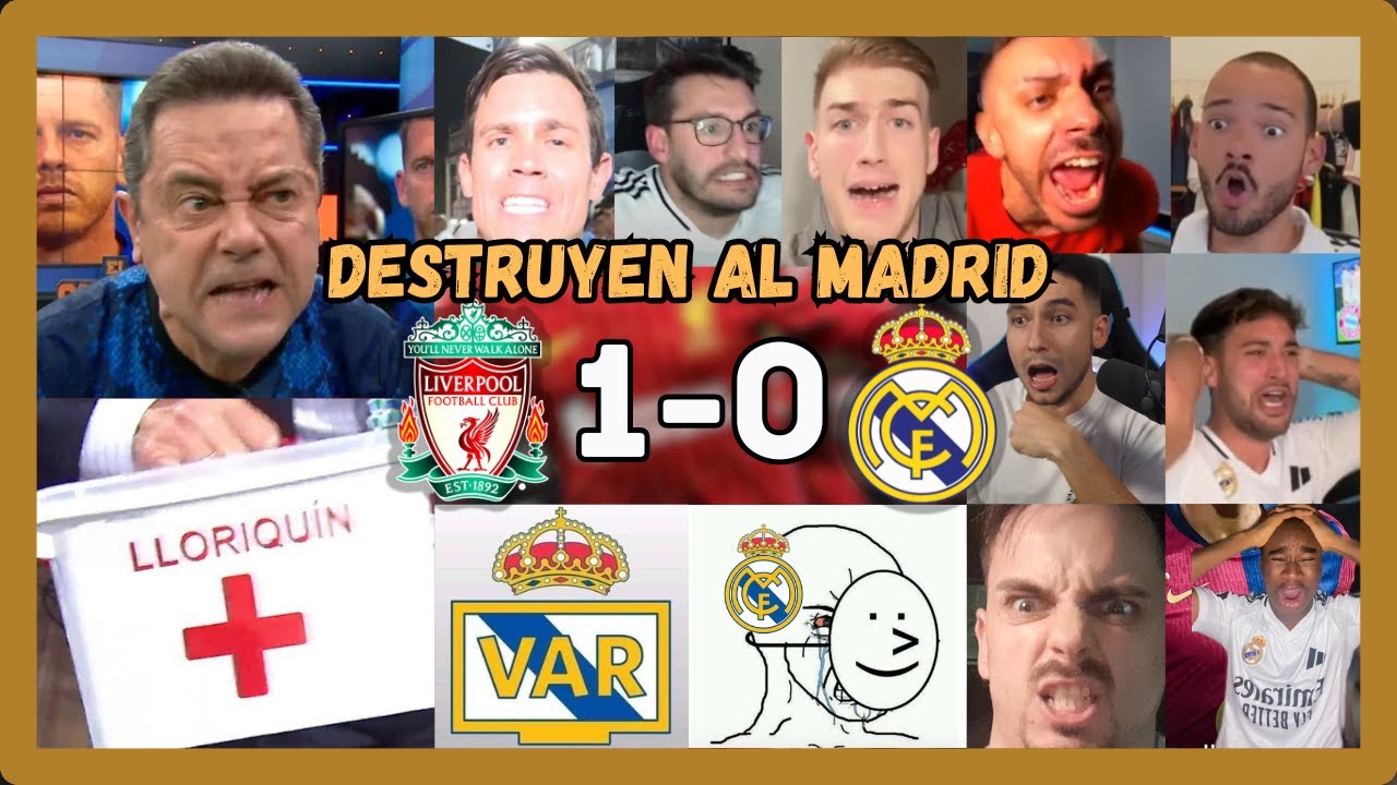 Mejores Lloros Madridistas tras la derrota del Madrid ante Liverpool 1-0