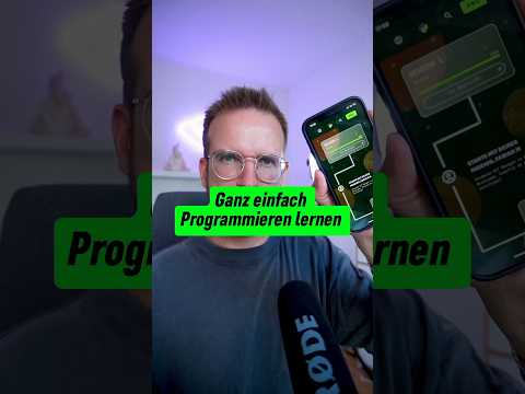 Ganz einfach Programmieren lernen mit meiner App📱 #programmierenlernen #programmieren