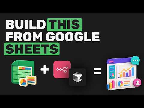 How To Turn Any Google Sheet Into a High-Value Custom Dashboard With Cursor AI and n8n