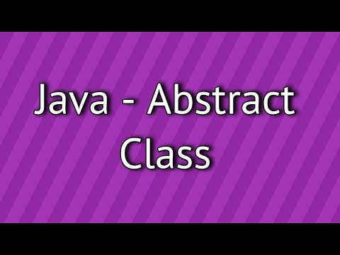 Java Abstract Class
