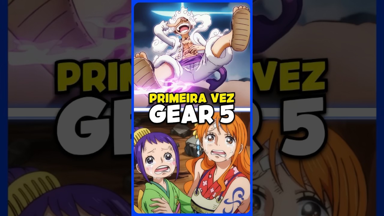 Luffy Usa o Poderoso Gear 5 pela Primeira Vez em One Piece! 😱🔥