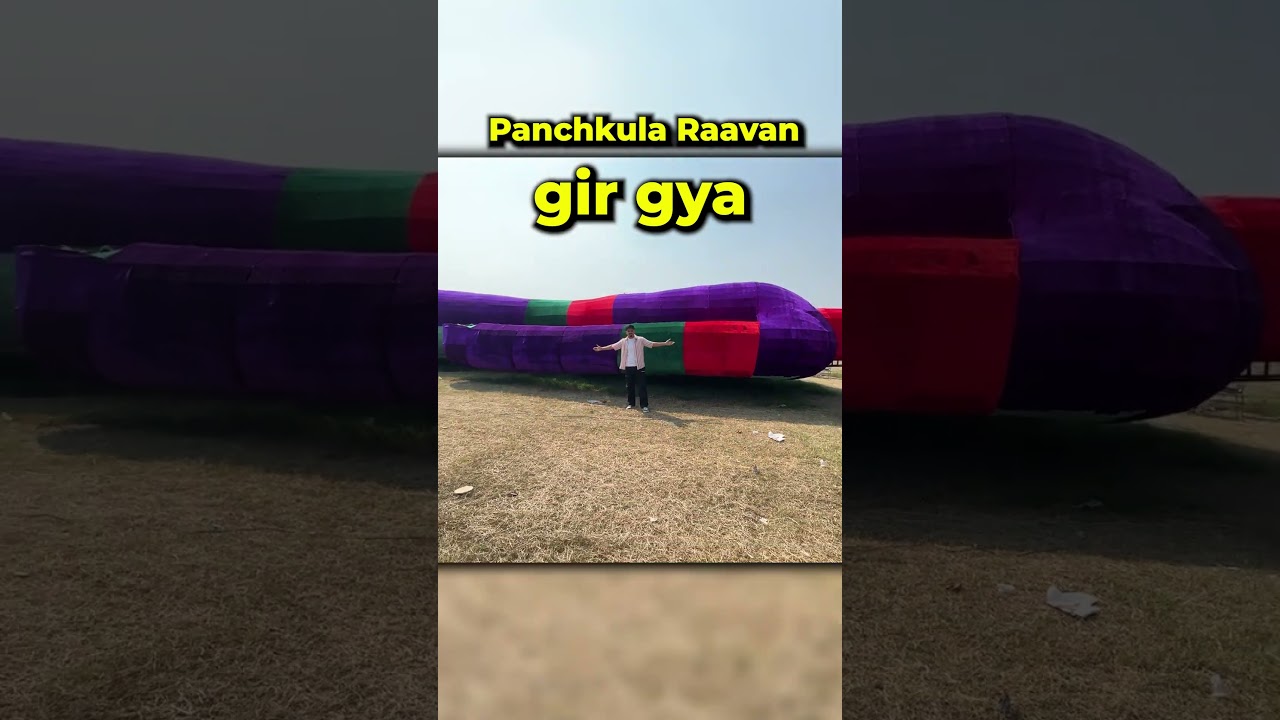 India's Tallest Ravan in Chandigarh 2025 🚩