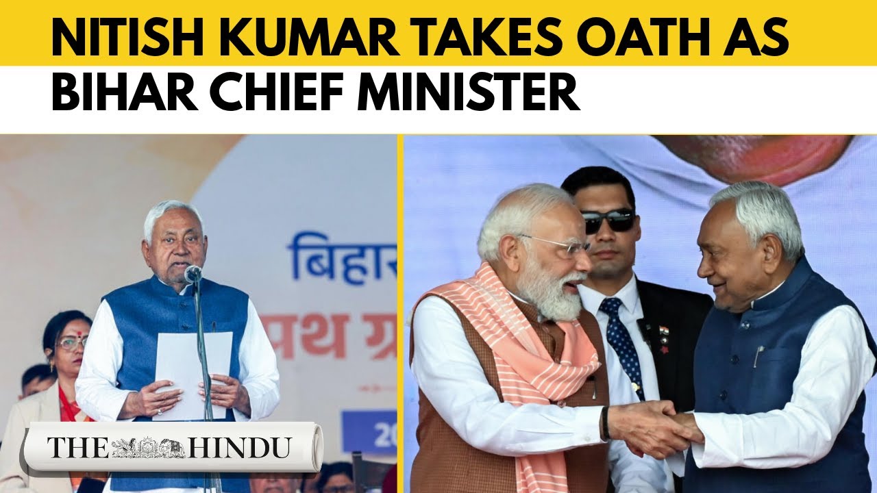 Nitish Kumar Sworn in as Bihar CM for 10th Time 🎉