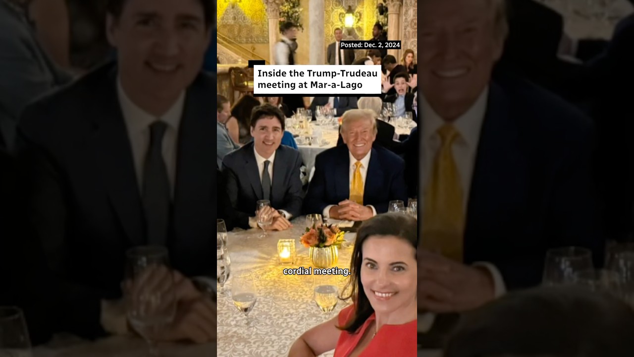 Trump-Trudeau Meeting at Mar-a-Lago 🤝