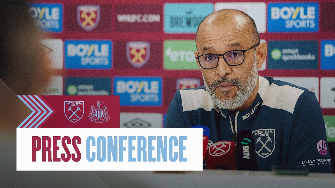 Live: Nuno Espírito Santo's Press Conference Before West Ham vs. Newcastle ⚽