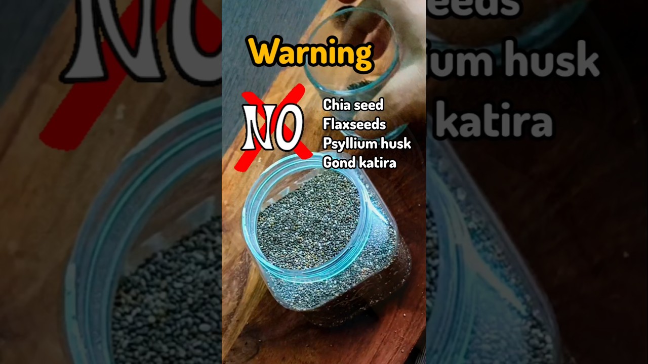 Important Tips Before Eating Chia, Flaxseeds & More! ⚠️