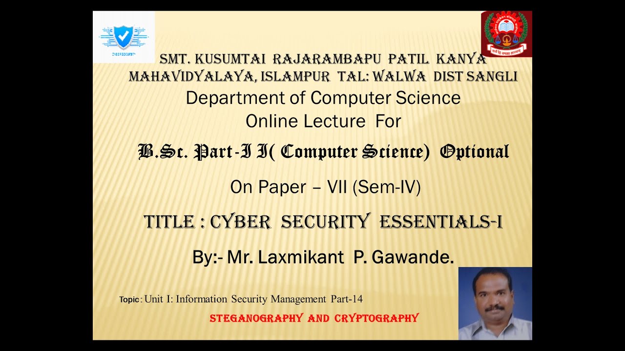 Information Security Part-14: Steganography and Cryptography